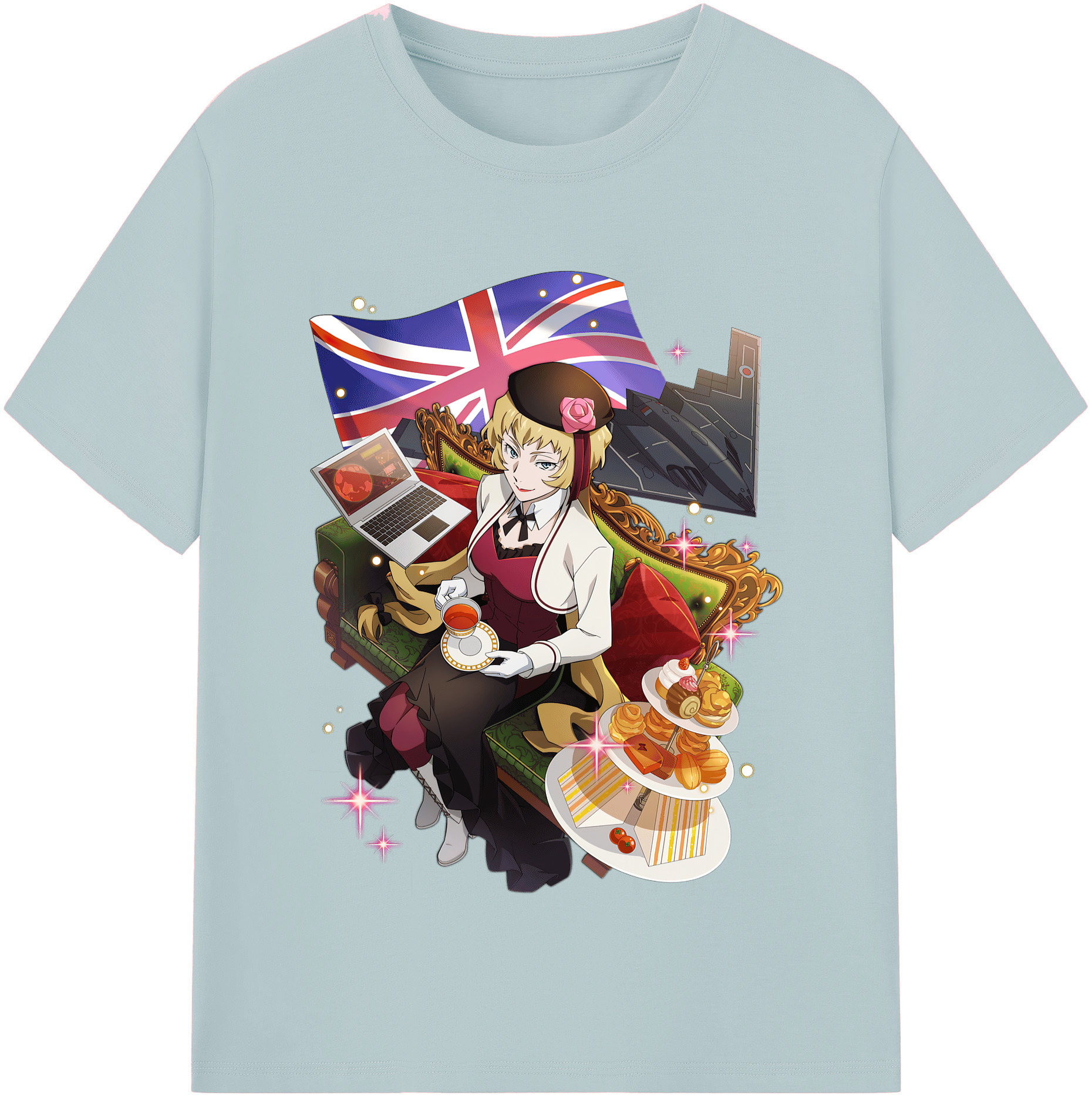 （画像用） 文豪ストレイドッグス Bungo Stray Dogs 綿100％半袖Tシャツ（フロントプリント）